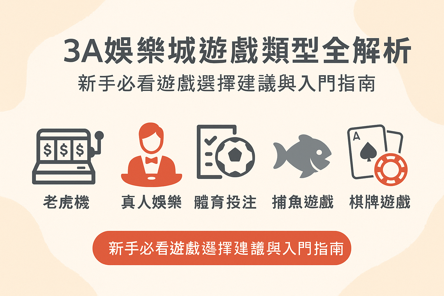 3A娛樂城遊戲類型｜新手入門指南