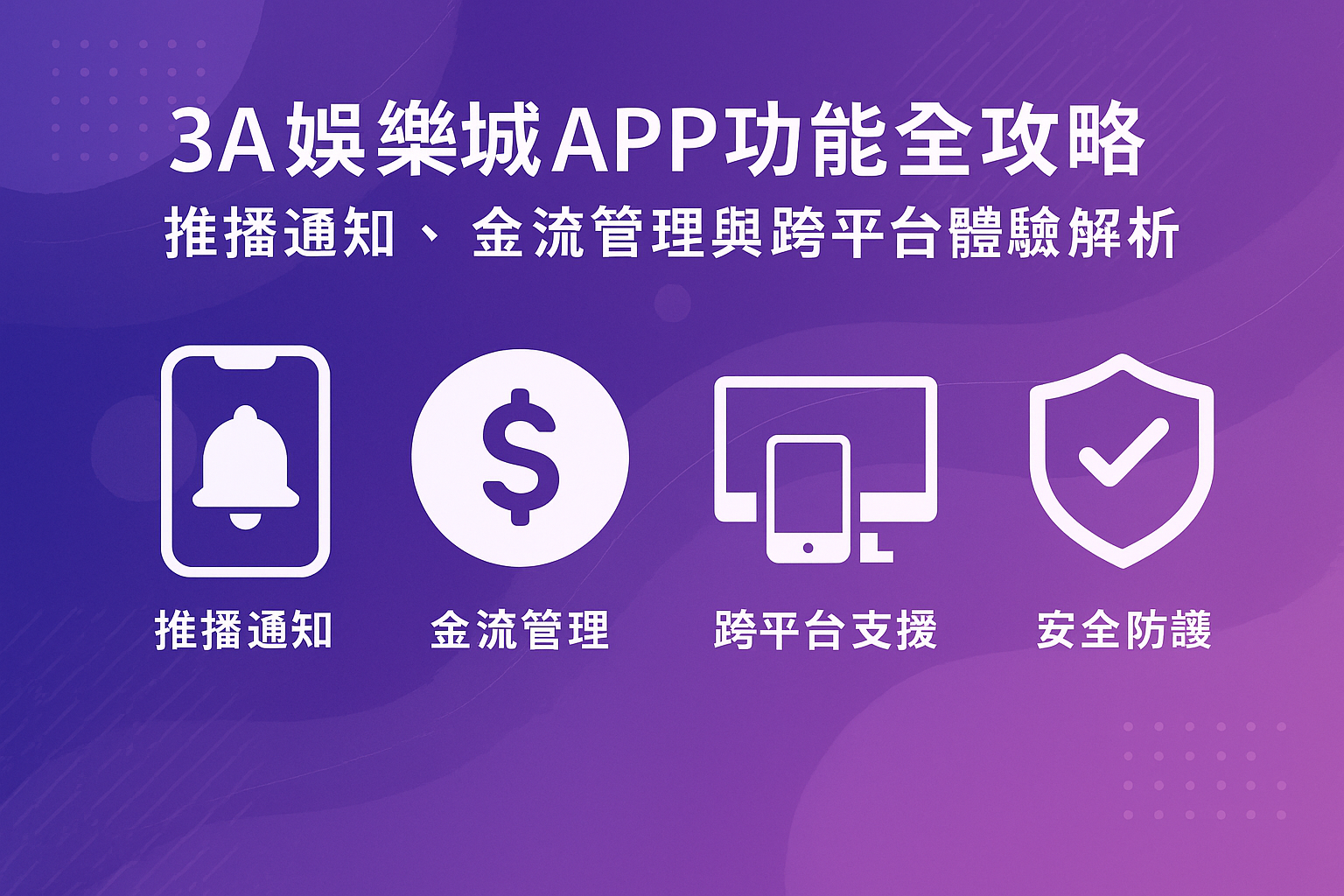 3A娛樂城APP功能|推播與跨平台體驗