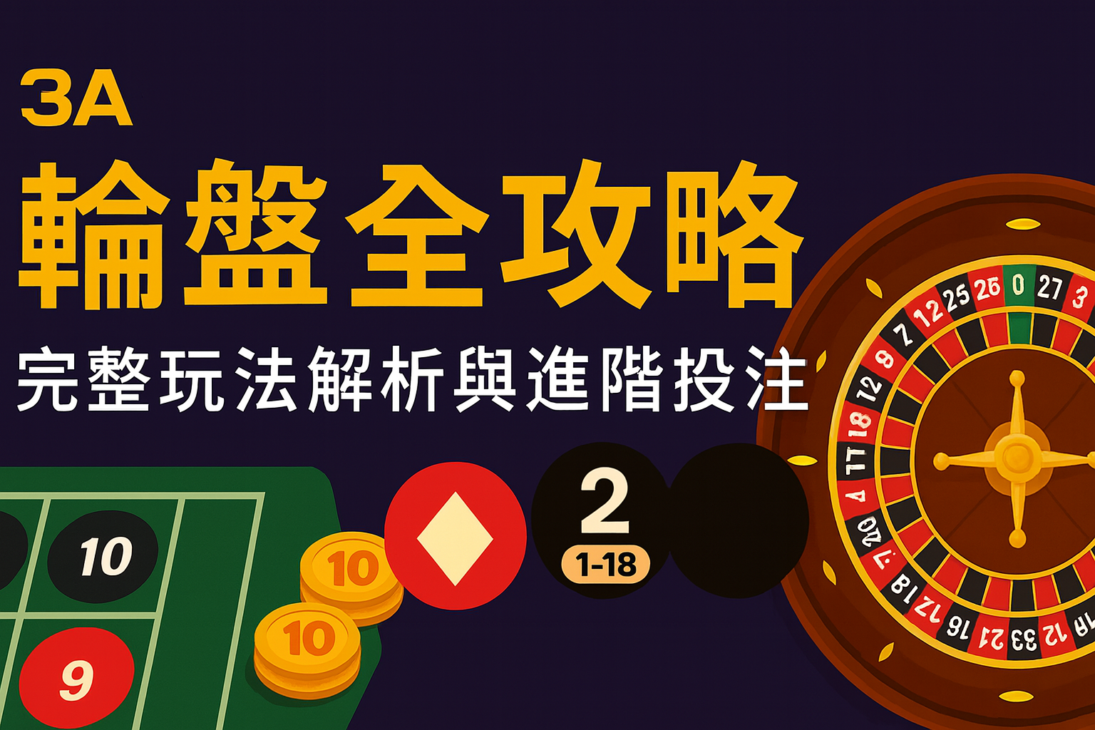 3A娛樂城輪盤｜玩法與投注技巧